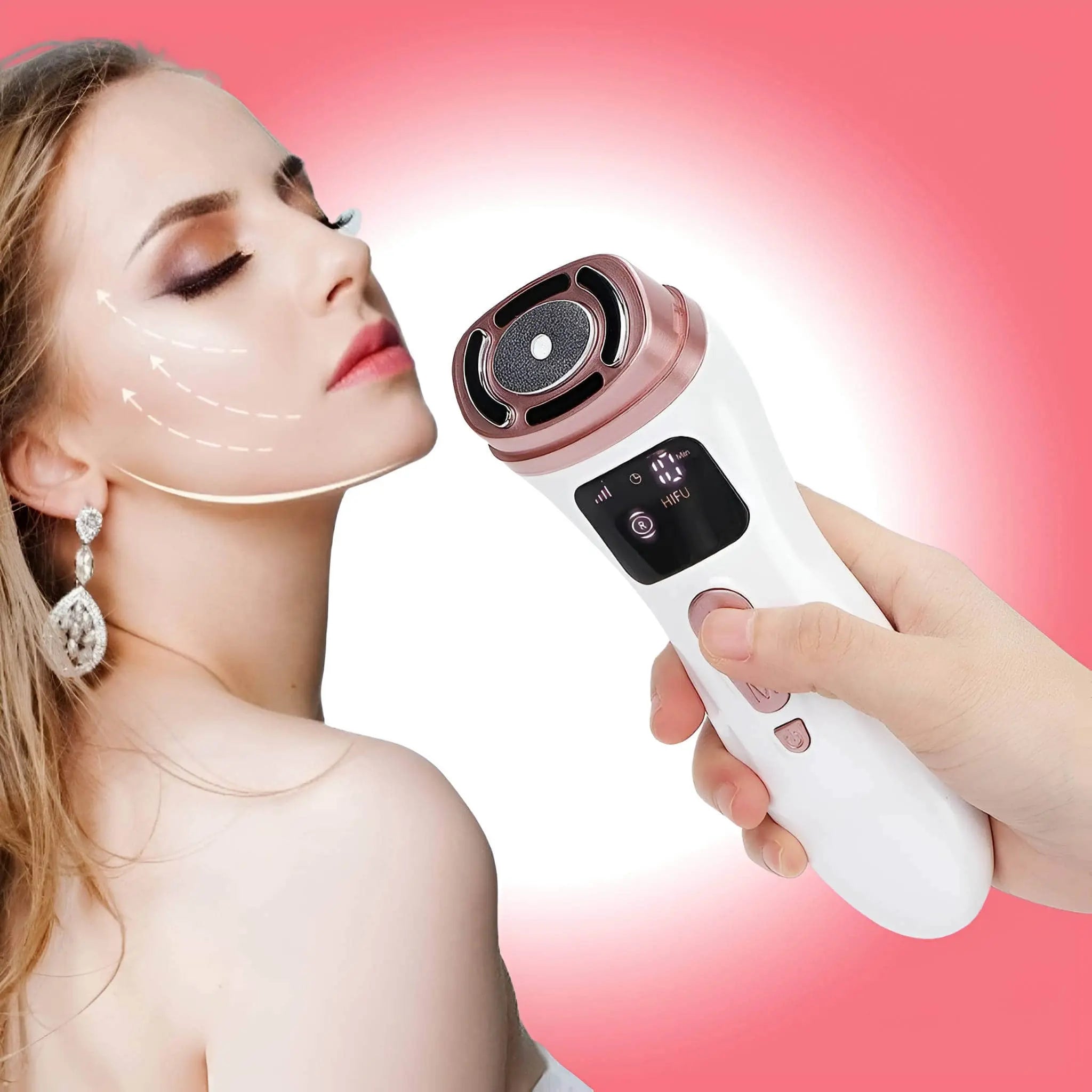 HiFU RF Ultrasonic Facial Machine For Skin Tightening