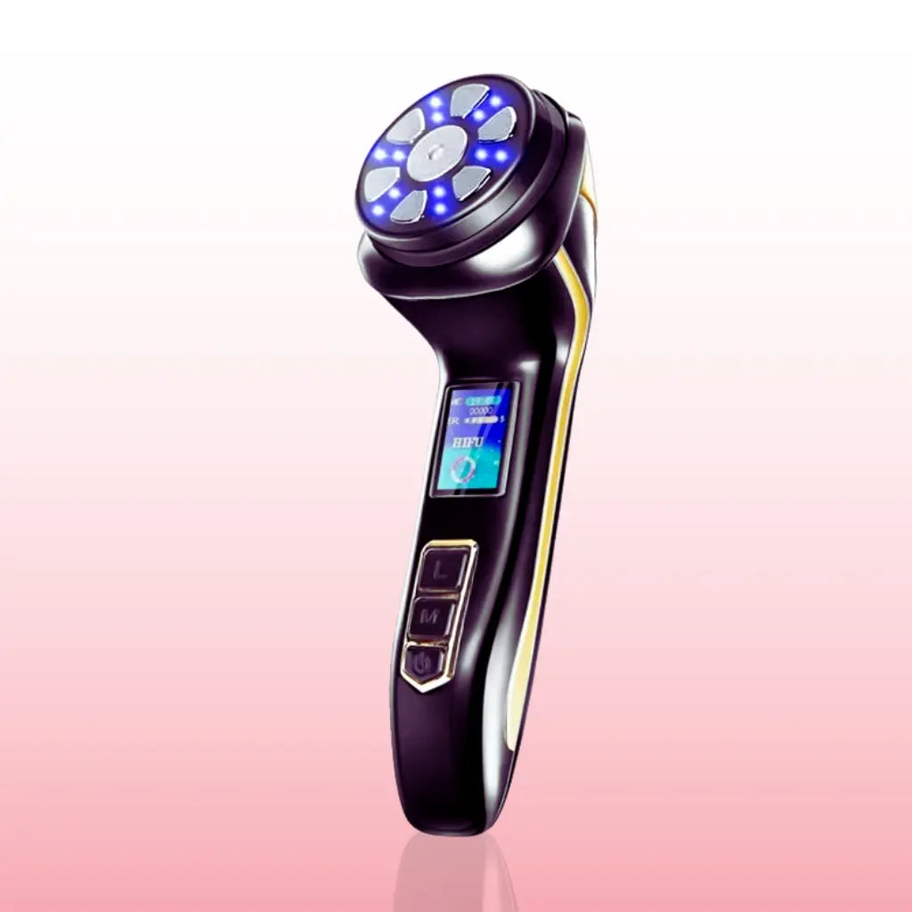 The Contourist™ | Pro-Grade HIFU + RF + EMS Facial Lift Device for Skin Tightening & Anti-Aging