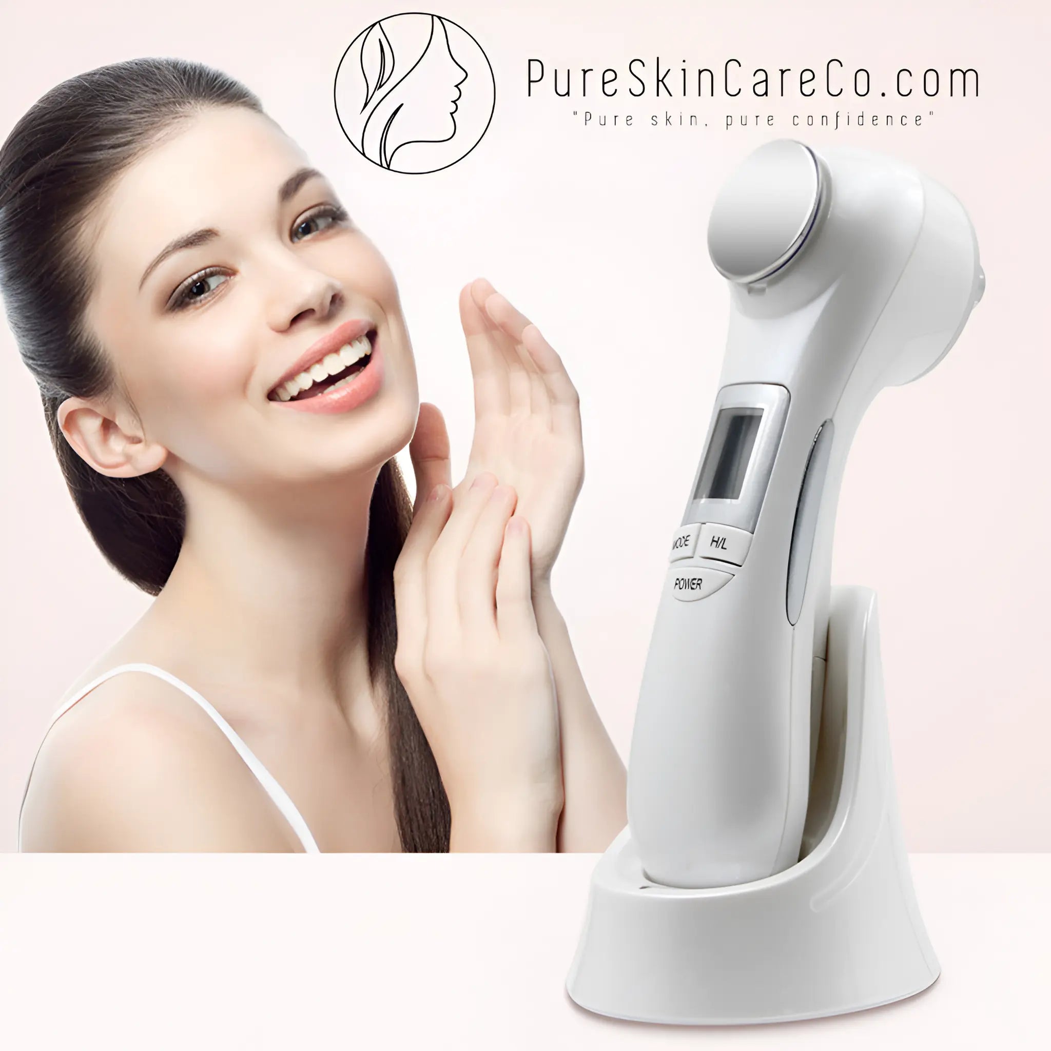 LED Photon Therapy Massager Face Skin Lifting Rejuvenation Beauty Device