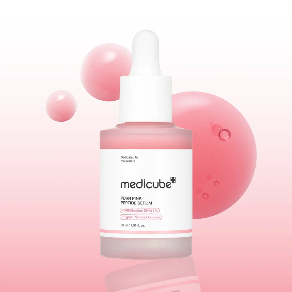 PDRN Pink Peptide Regenerative Serum | Rose PDRN + 5-Peptide Complex for Elasticity & Glow
