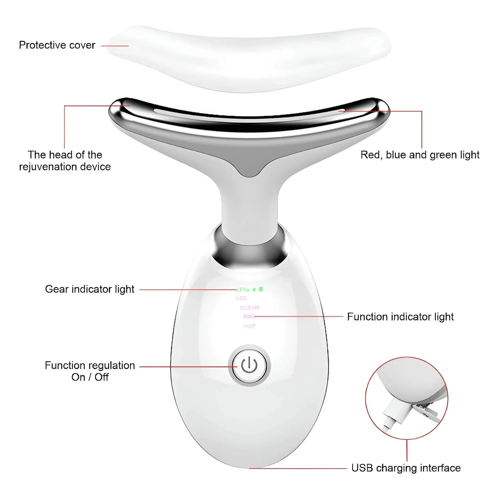 Anti Wrinkles Face Massager for Neck and Face Sculpting Great For Anti-Aging