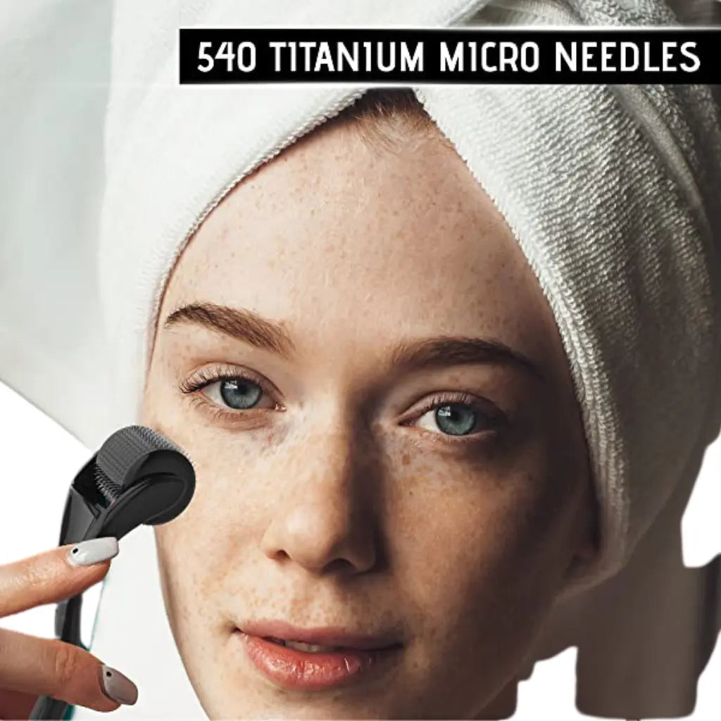Skincare Derma Roller for Face & Scalp Promotes Collagen Production