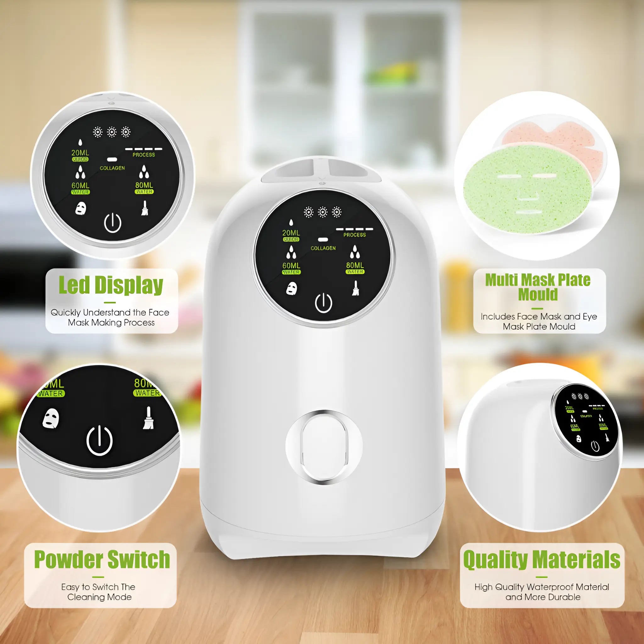 Facial Mask Machine Collagen Fruit Vegetable DIY