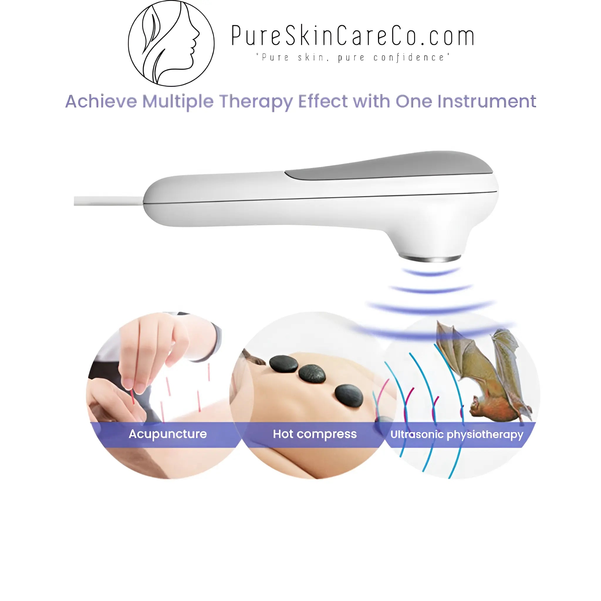 UltraRelief: Portable Muscle Pain Ultrasound Therapy Device