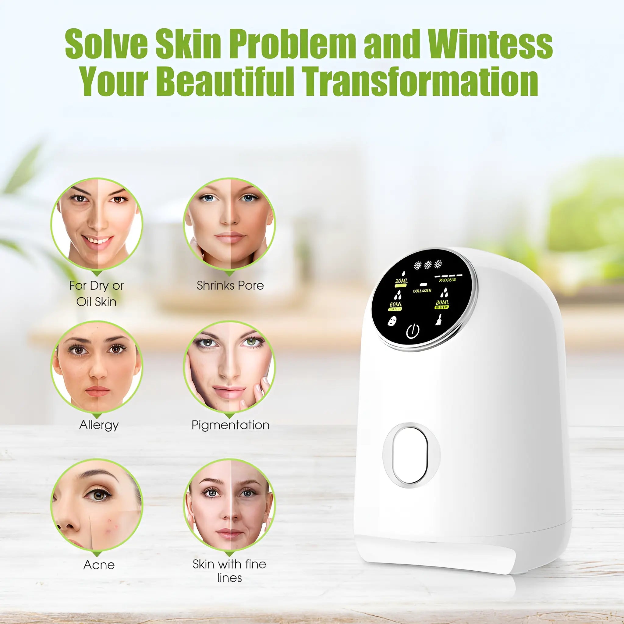 Facial Mask Machine Collagen Fruit Vegetable DIY