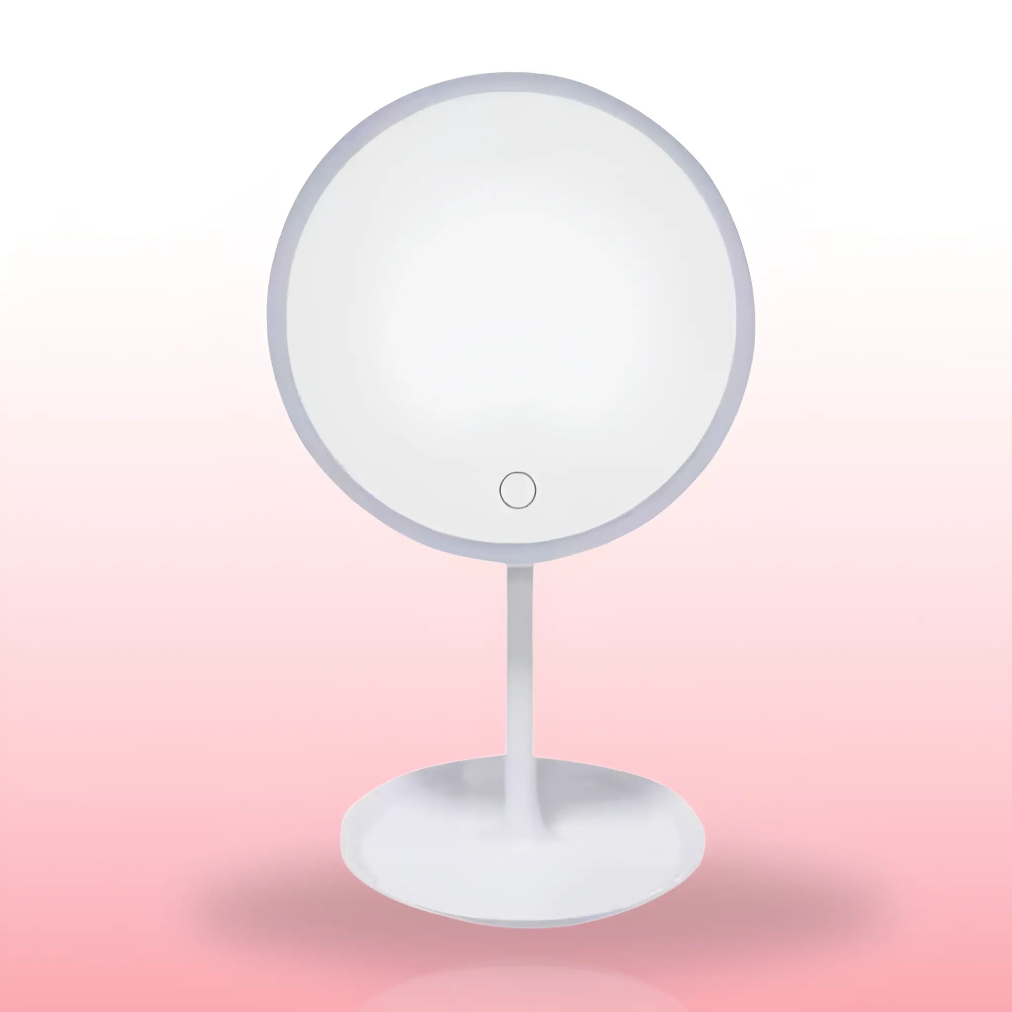LED Makeup Mirror With Storage Tray