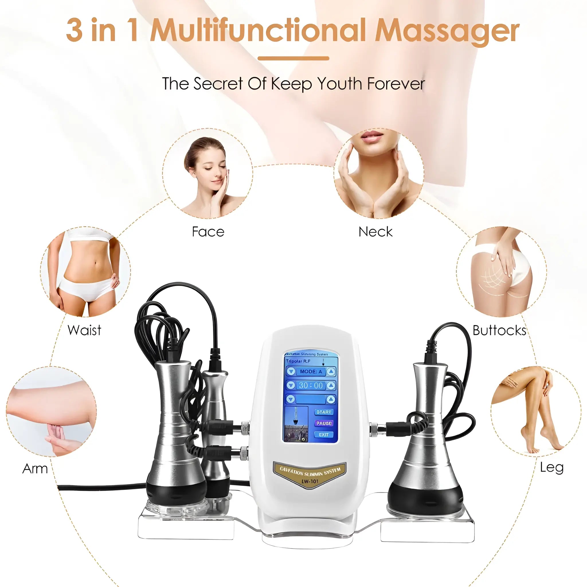 Ultrasonic Cavitation Machine for Body Sculpting and Fat Loss