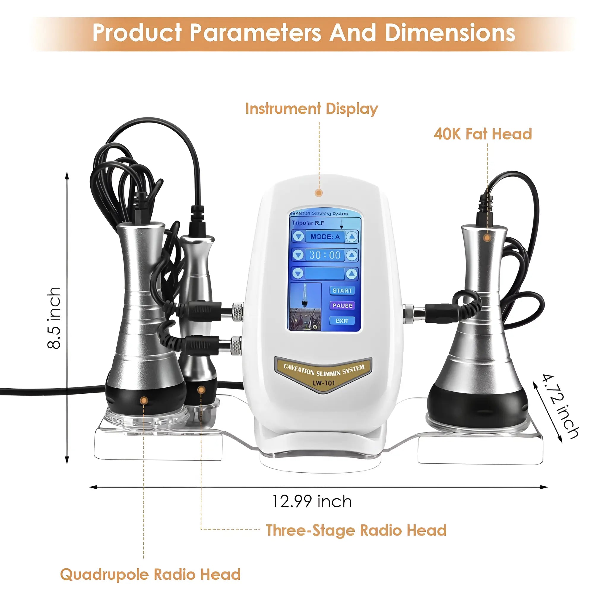 Ultrasonic Cavitation Machine for Body Sculpting and Fat Loss