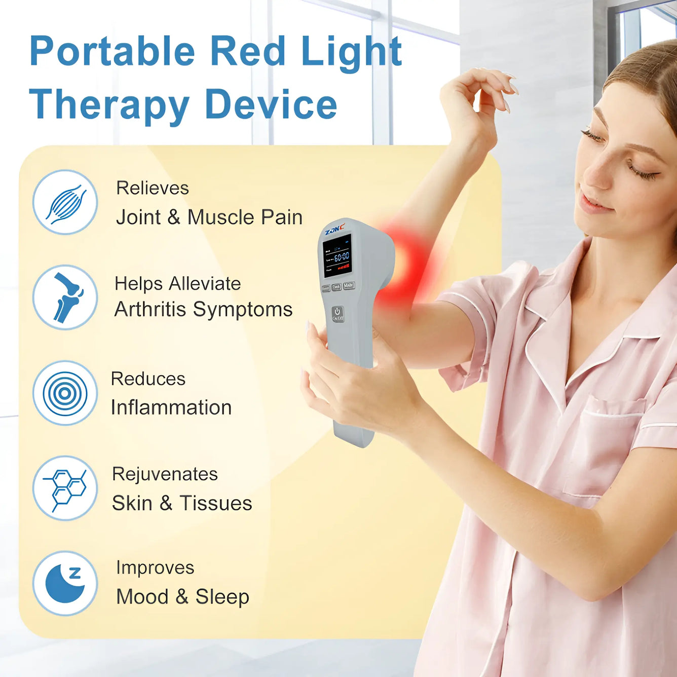 Deep Tissue Red Laser Therapy for Pain Relief and Recovery