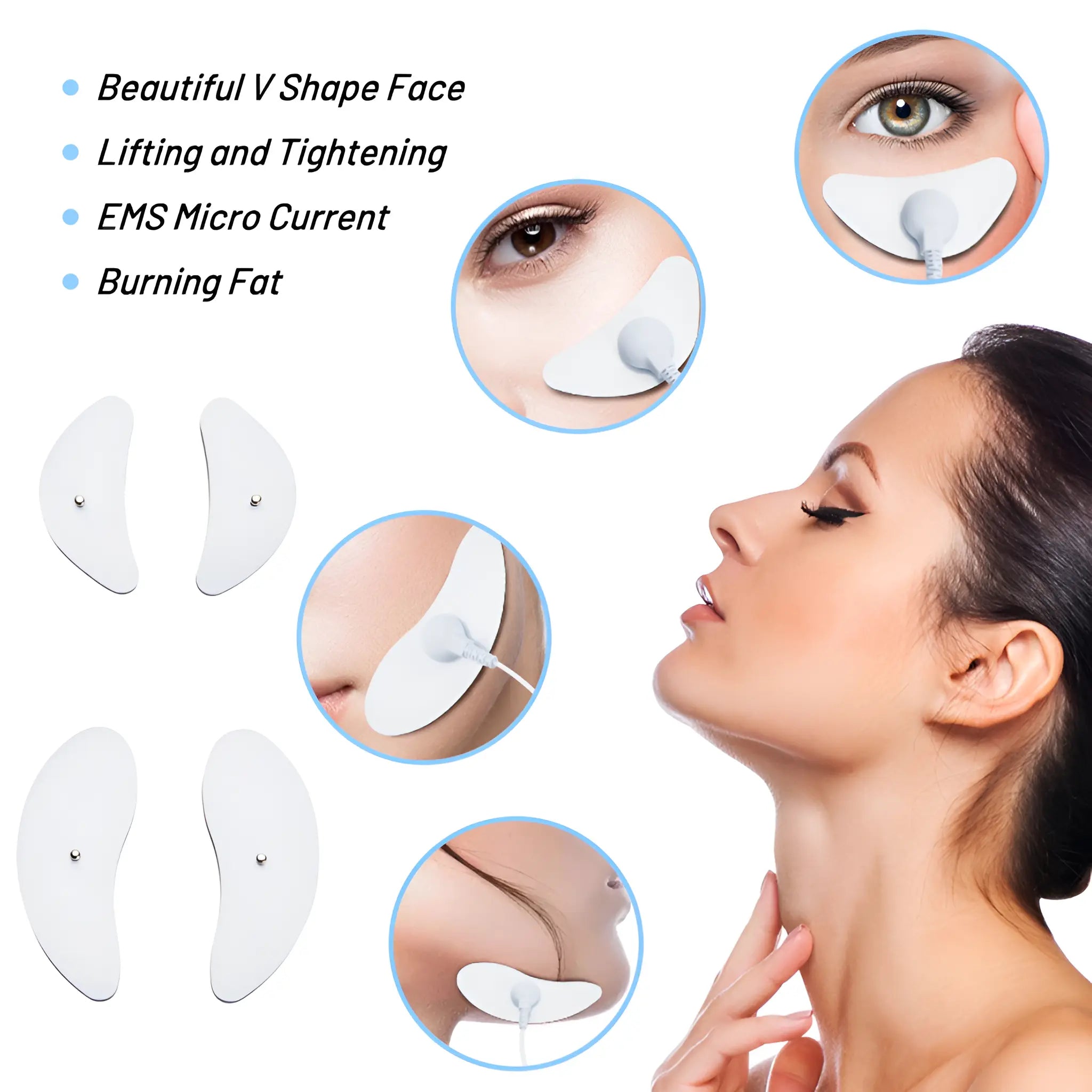 Ems Facial Massager Microcurrent Muscle Stimulator