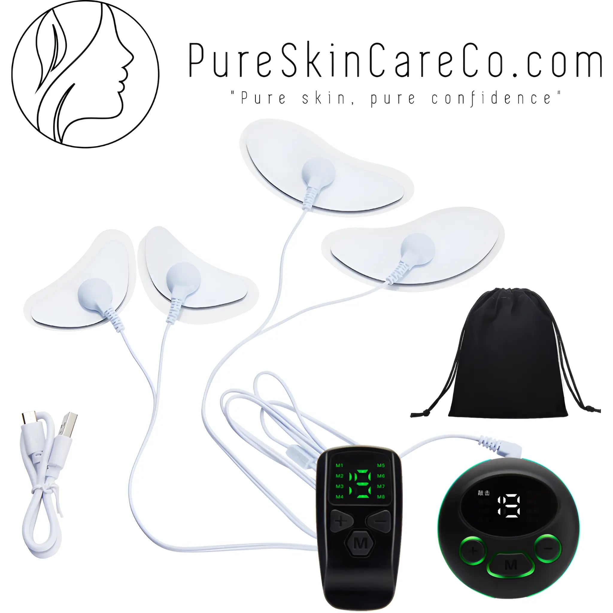 Ems Facial Massager Microcurrent Muscle Stimulator