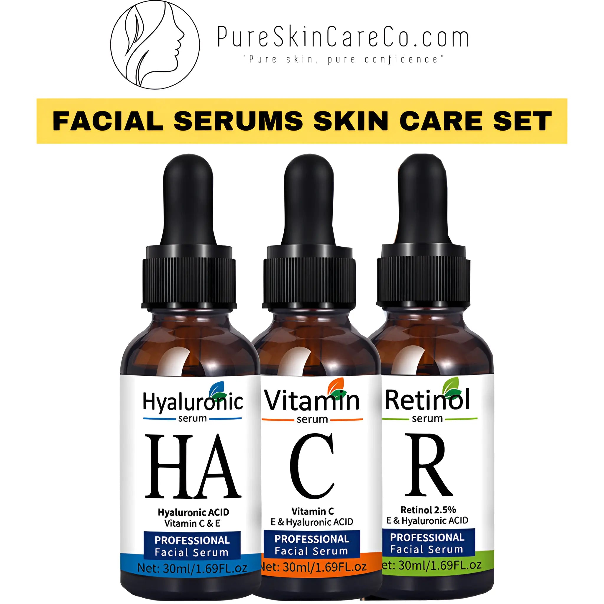 SkinCare Set for Anti Aging & Wrinkles