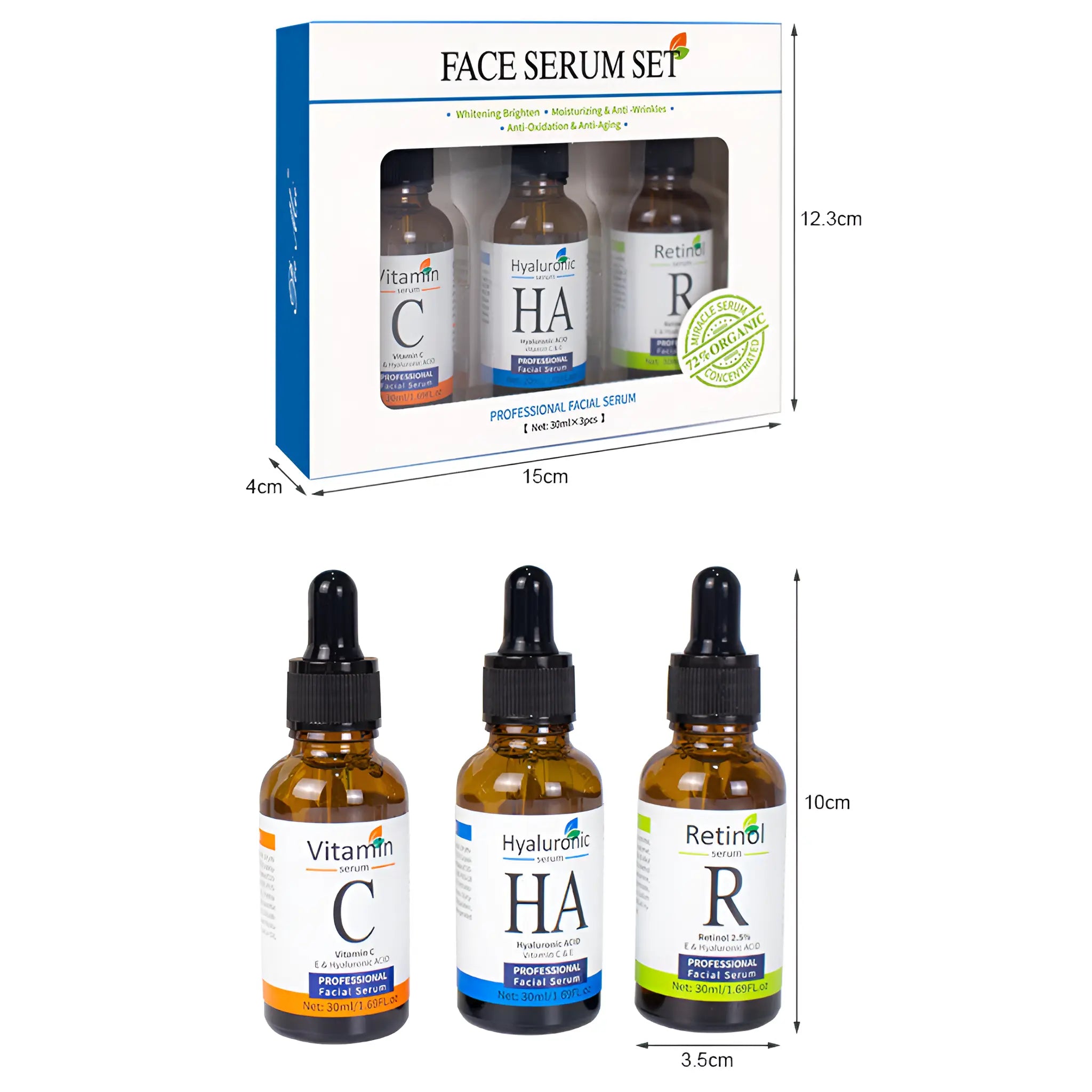 SkinCare Set for Anti Aging & Wrinkles