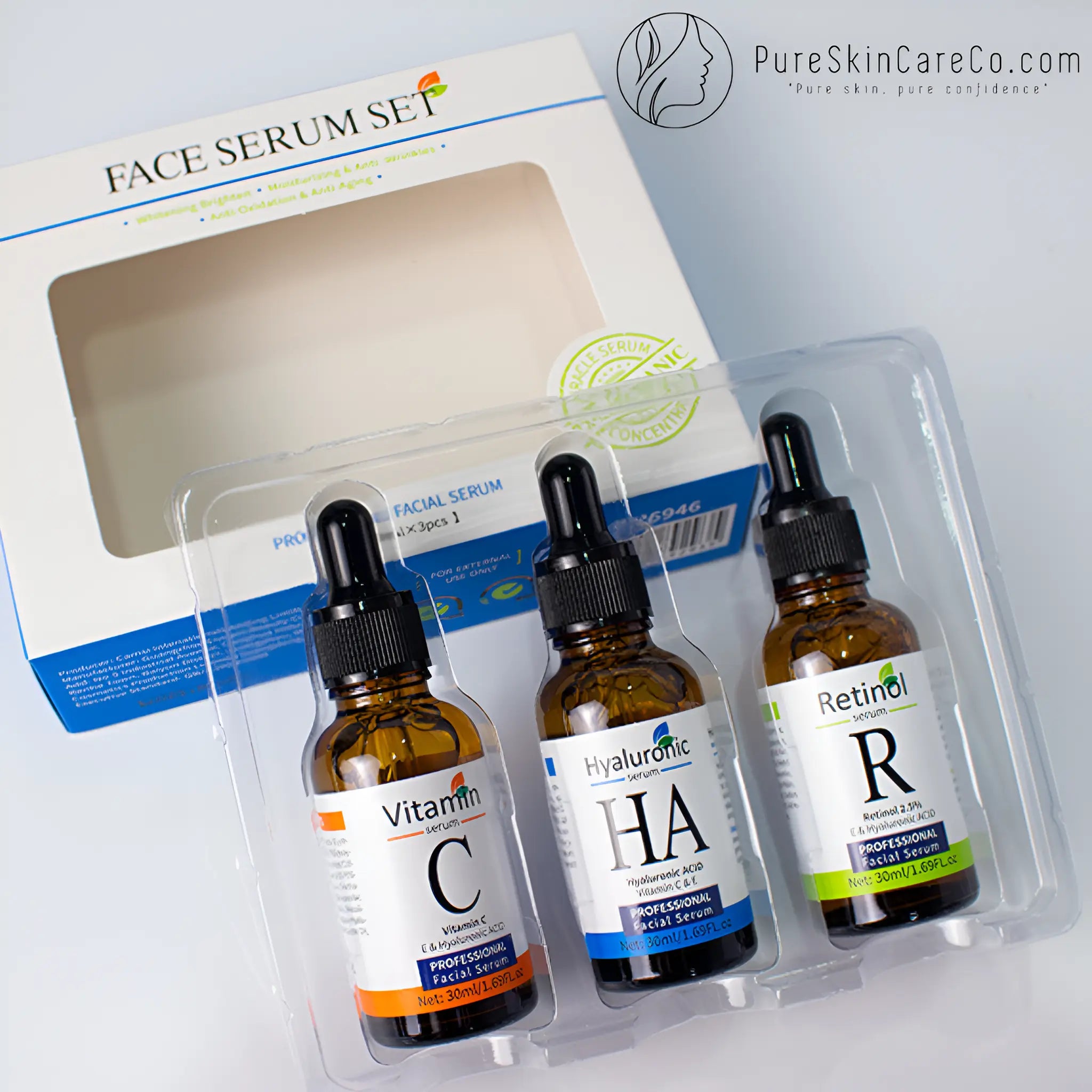 SkinCare Set for Anti Aging & Wrinkles