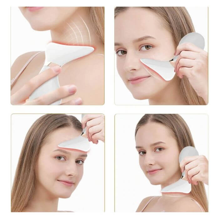 Face and Neck LED Massager Double Chin Remover