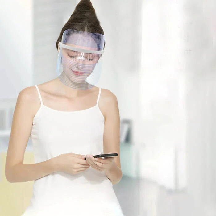 LED Face Mask with Light Therapy For Skincare Enthusiasts