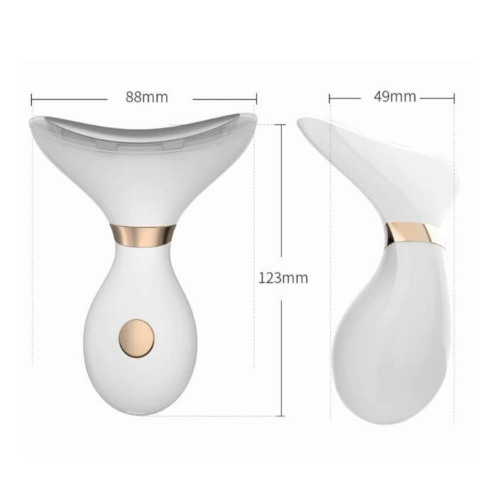 Radiant Skin with Ease Face & Neck LED Therapy, Double Chin Remover