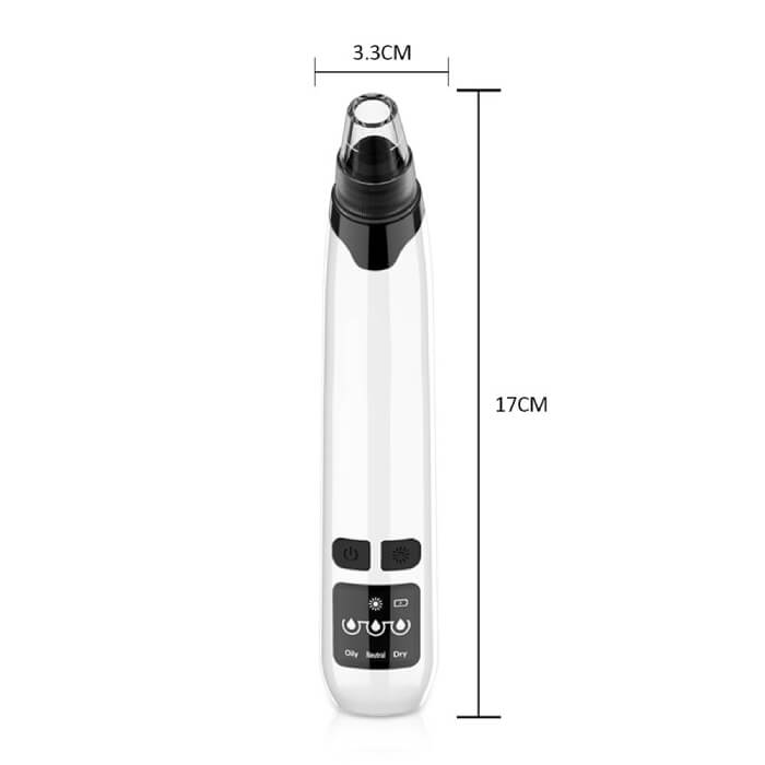 Pore Vacuum Blackhead and Whitehead Remover for Nose and Face
